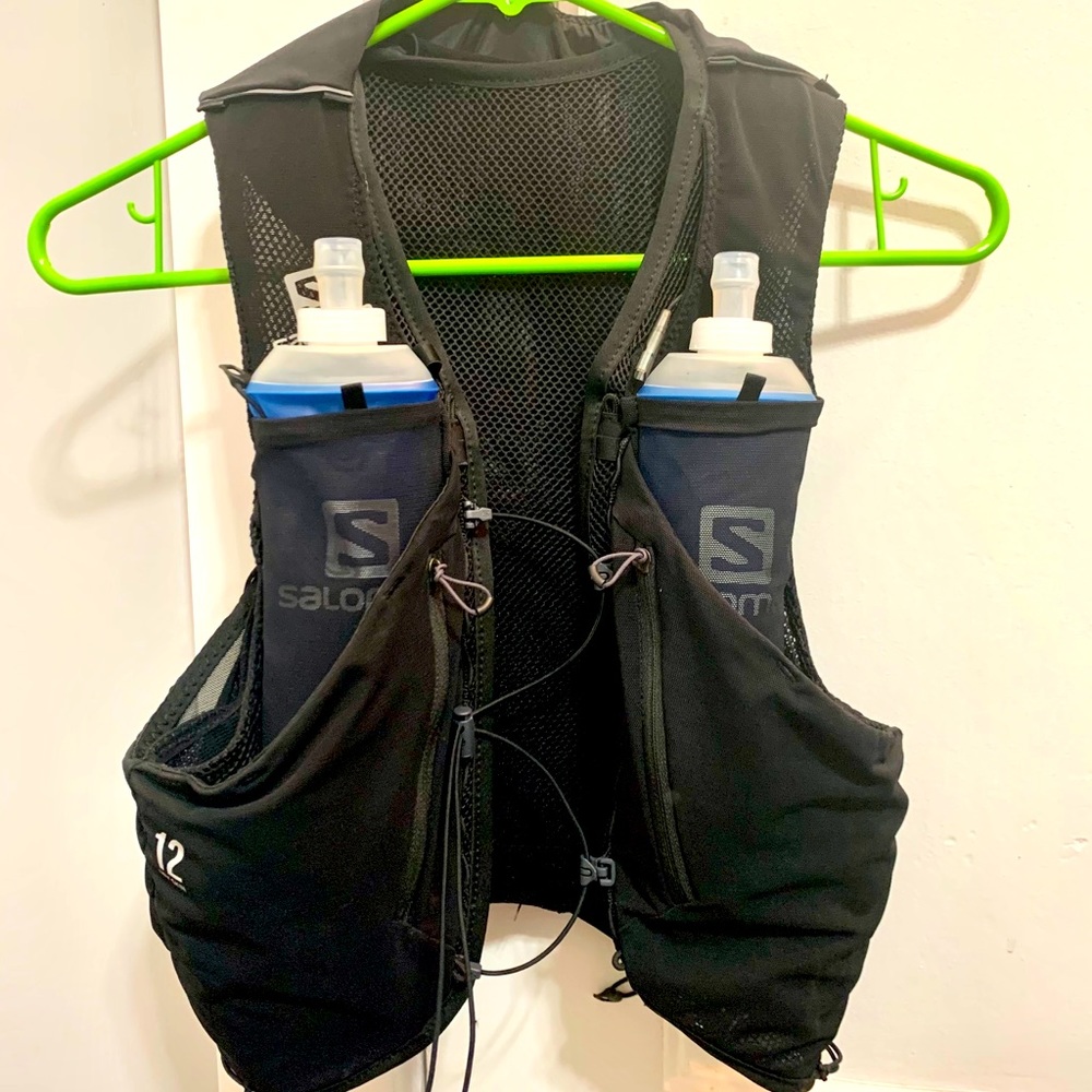 Salomon Adv Skin 12 Set Running Vest - Medium